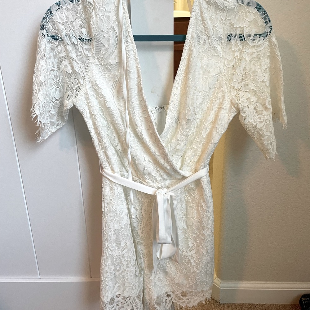 Lace romper